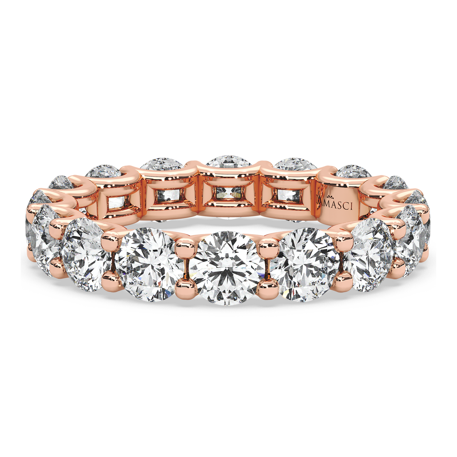 Round Diamond Eternity Ring in U-Gallery (4.00 T.C.W)