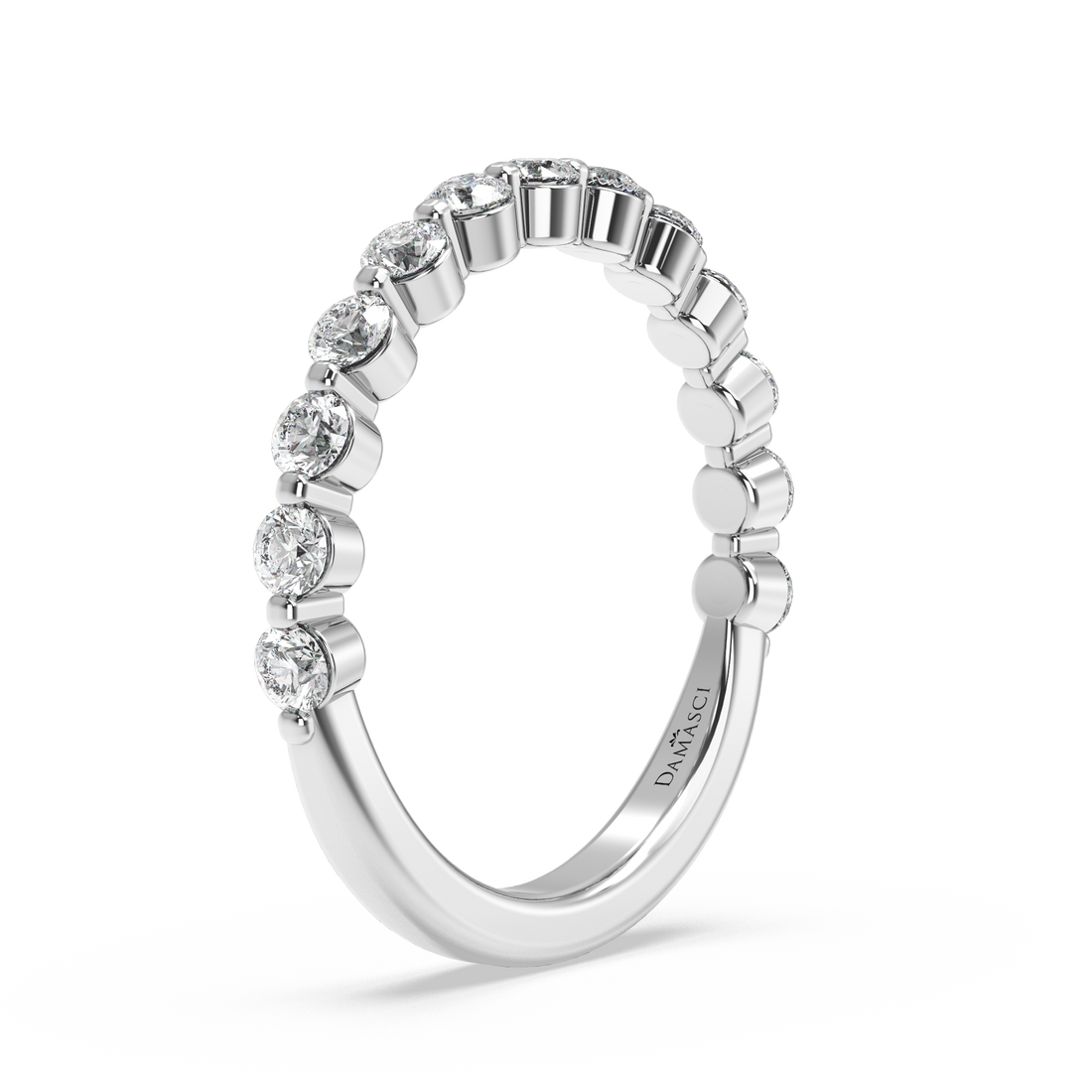 Rounds in Single Prong Wedding Ring