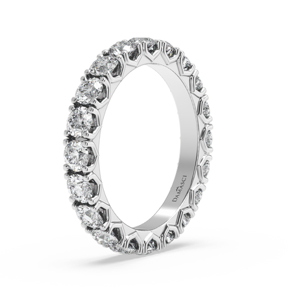 Rounds in V-Gallery Eternity Ring (2.15 T.C.W)