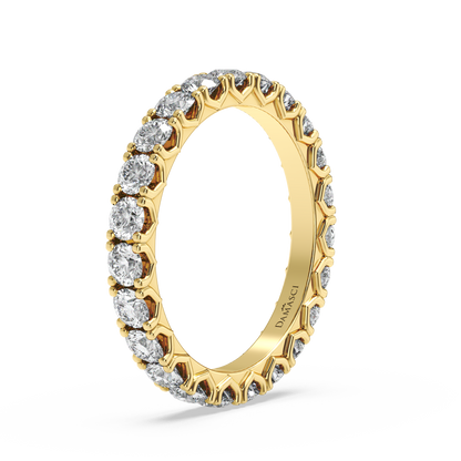 Rounds in V-Gallery Eternity Ring (1.70 T.C.W)
