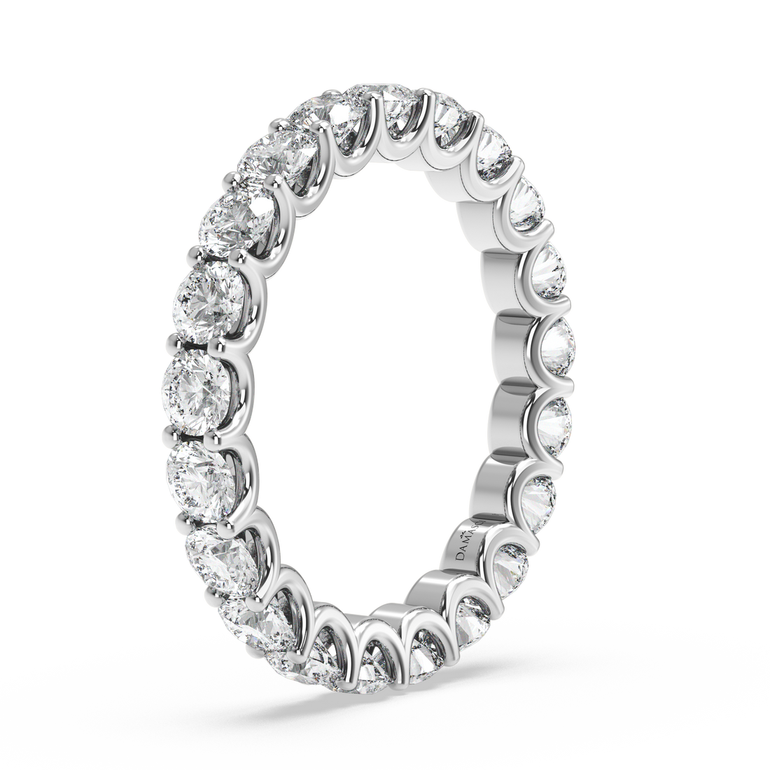 Rounds in U-Gallery Eternity Ring