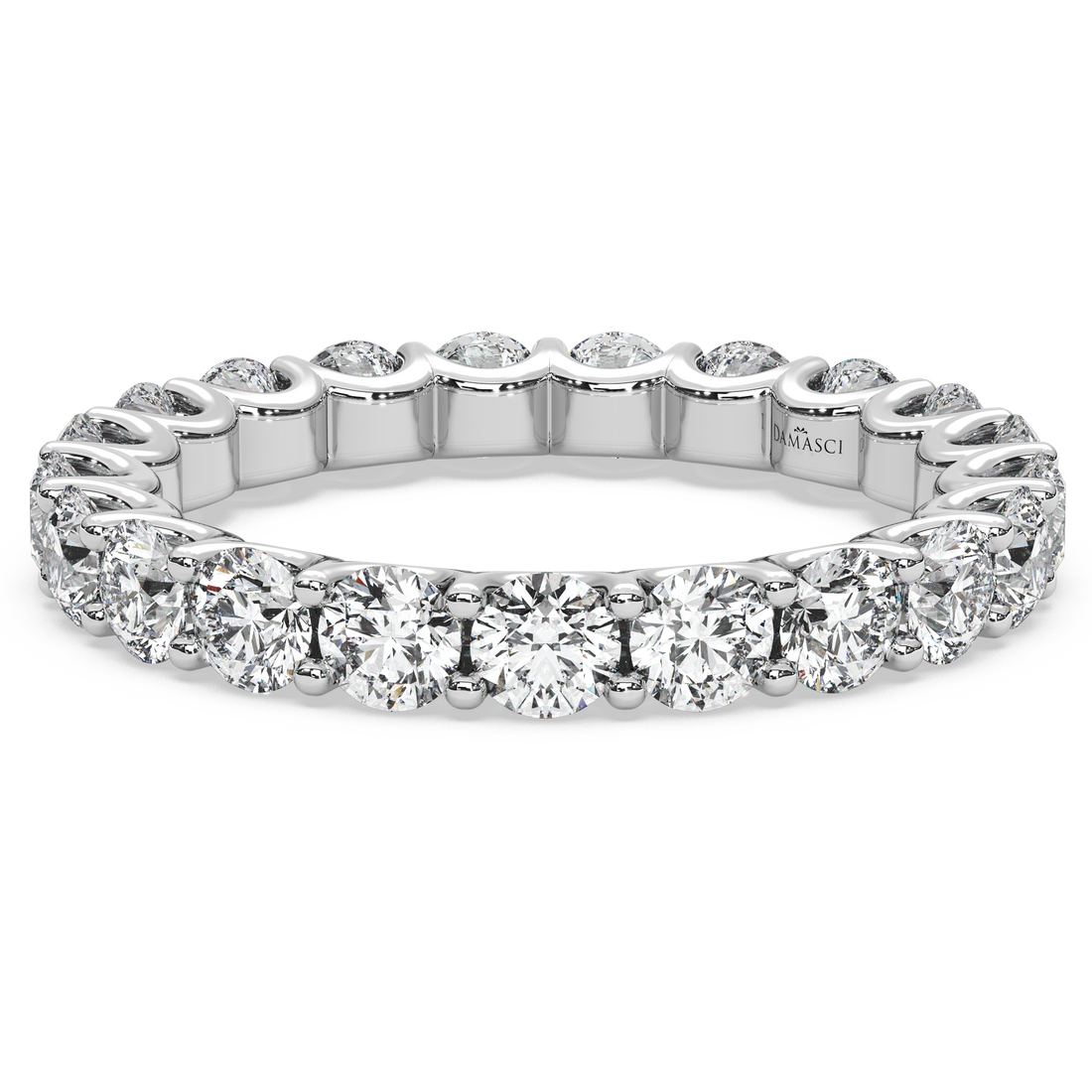 Round Diamond Eternity Ring in U-Gallery (2.25 T.C.W)