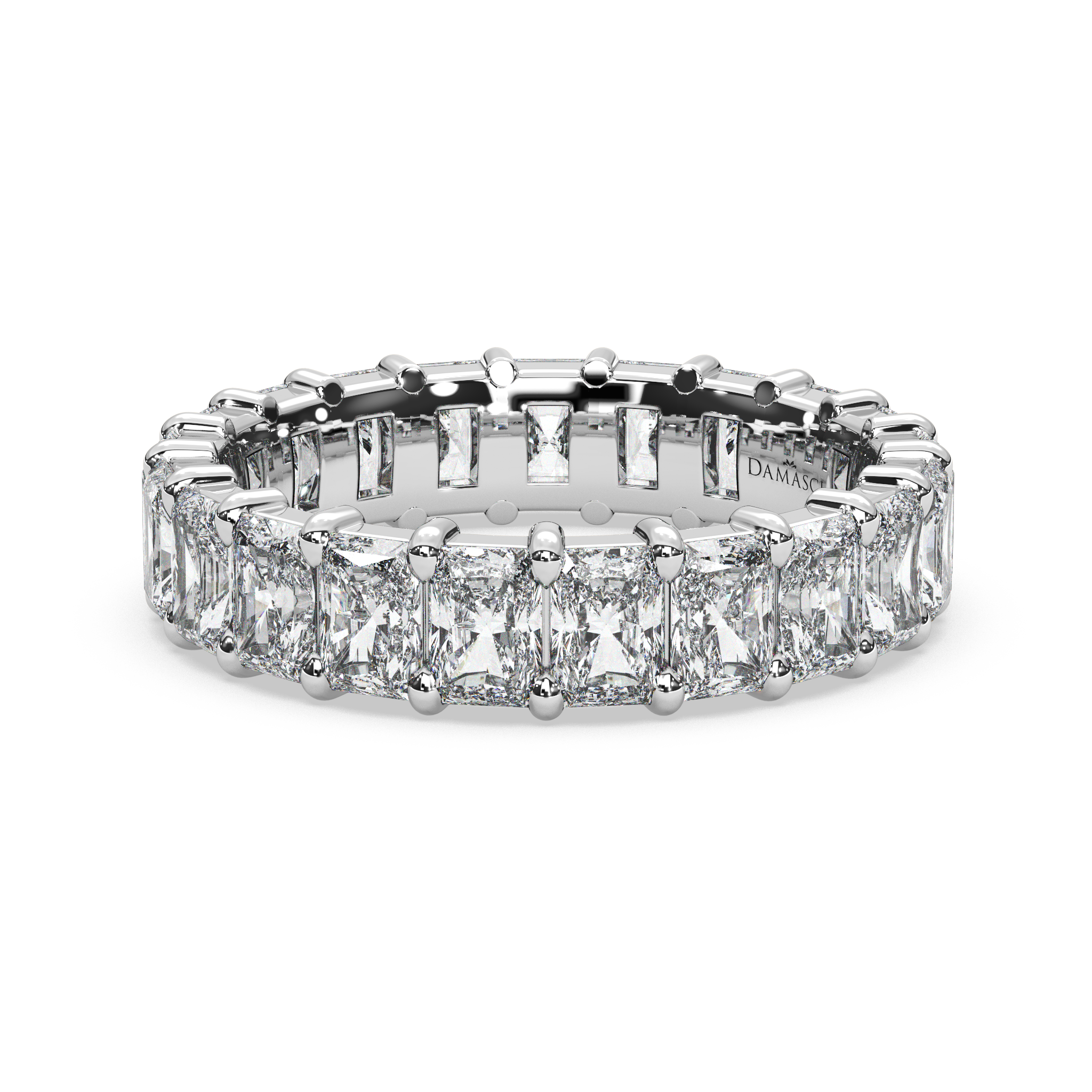 Radiants in Single Gallery Eternity Ring (4.00 T.C.W)