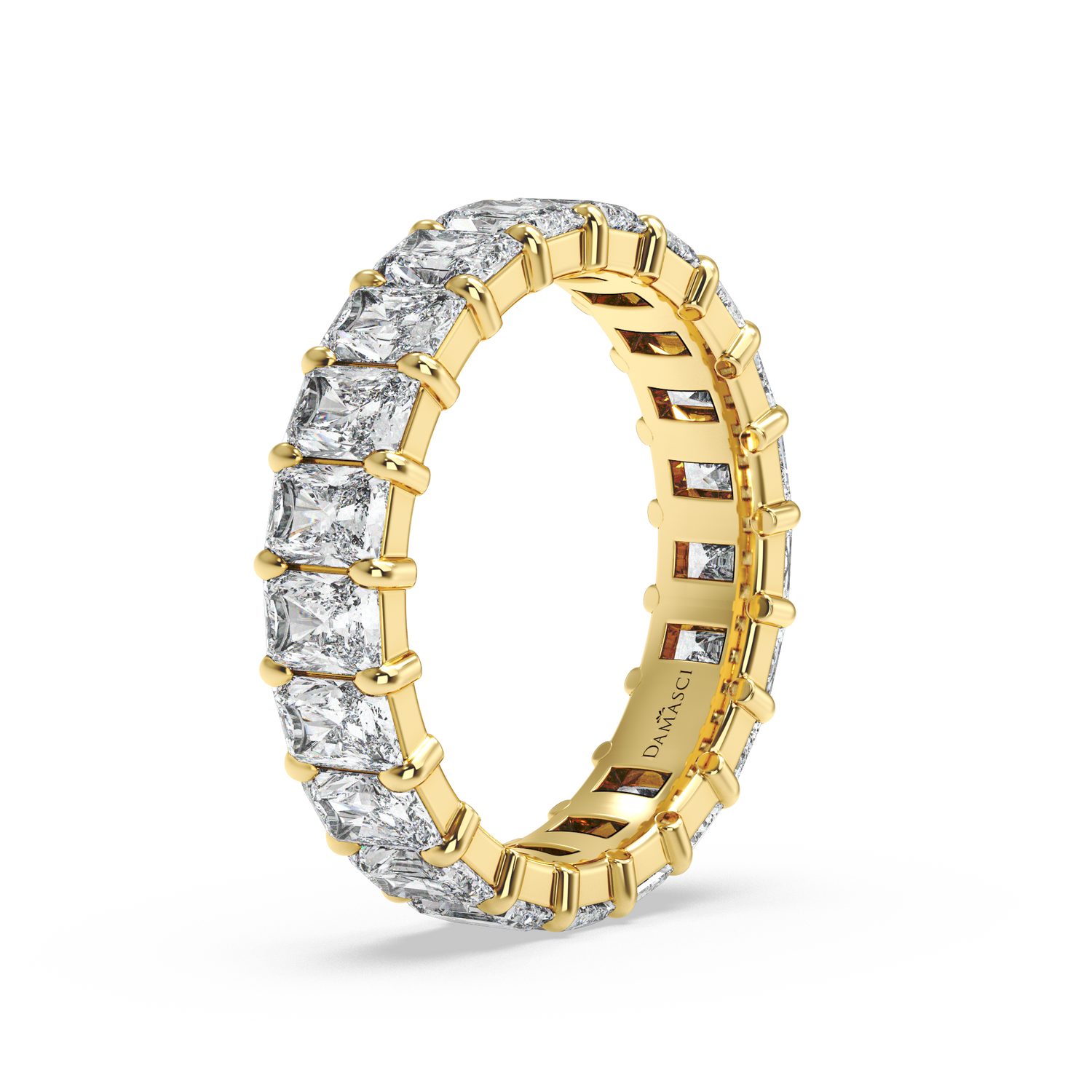 Radiants in Single Gallery Eternity Ring (4.00 T.C.W)