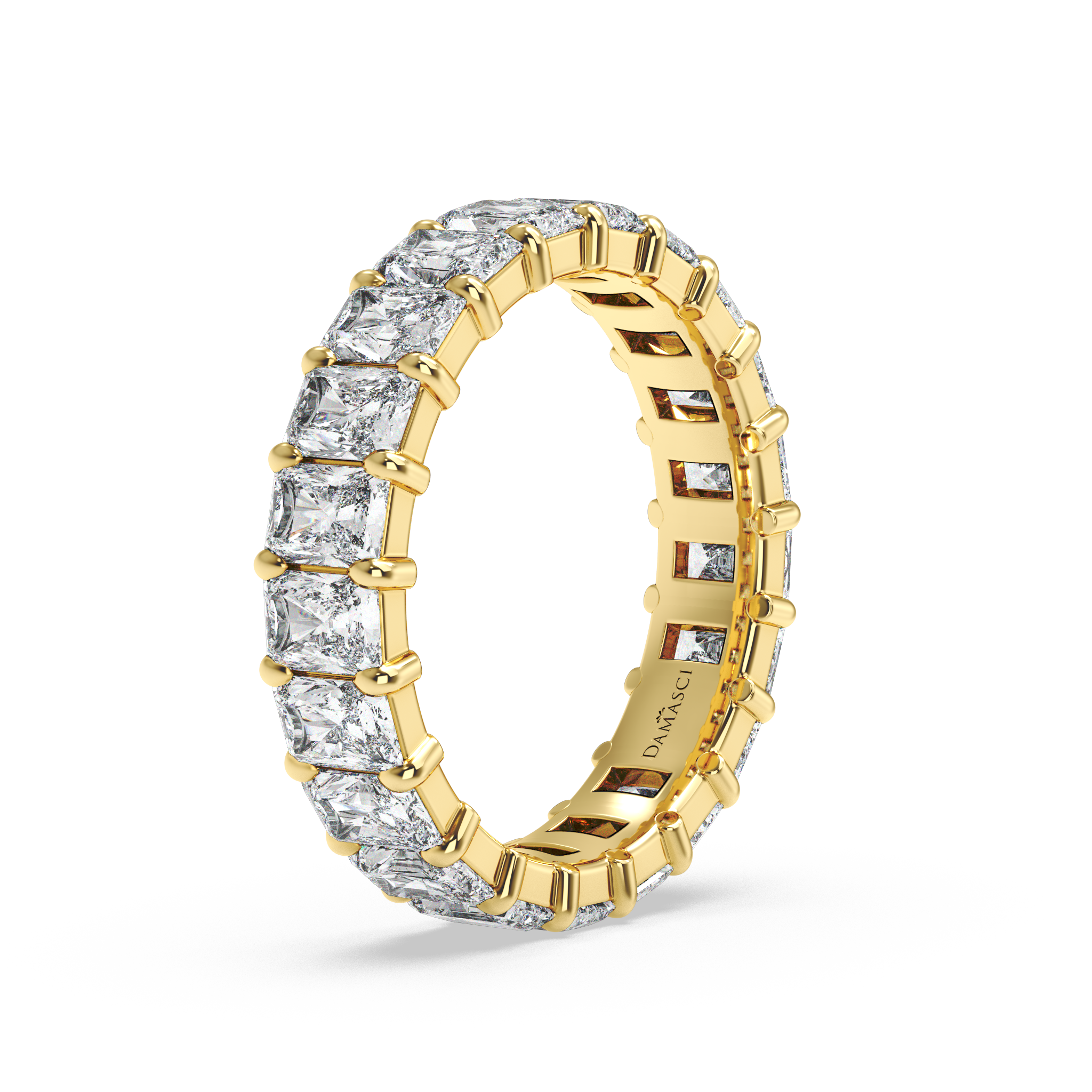 Radiants in Single Gallery Eternity Ring (4.00 T.C.W)