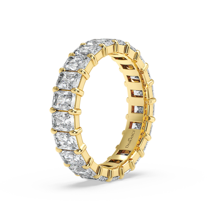 Radiants in Single Gallery Eternity Ring (4.00 T.C.W)