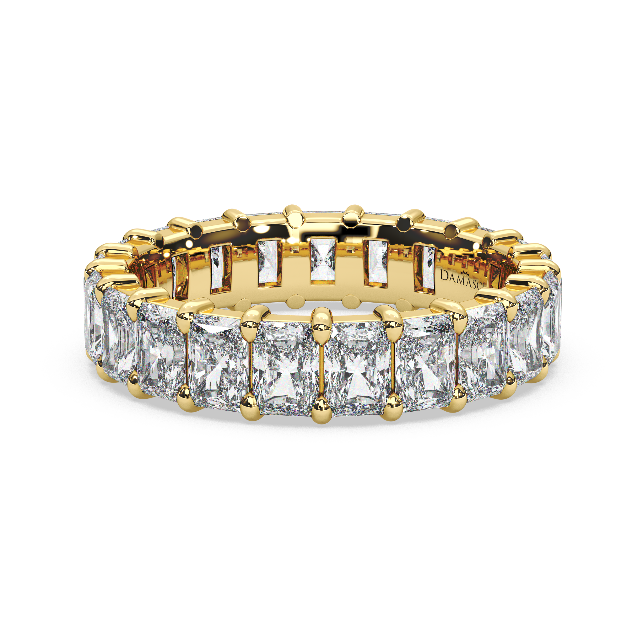 Radiants in Single Gallery Eternity Ring (4.00 T.C.W)