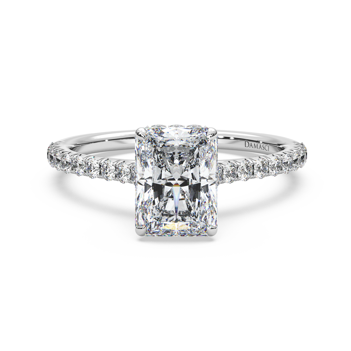 Hidden Halo with Elevated Diamond Band