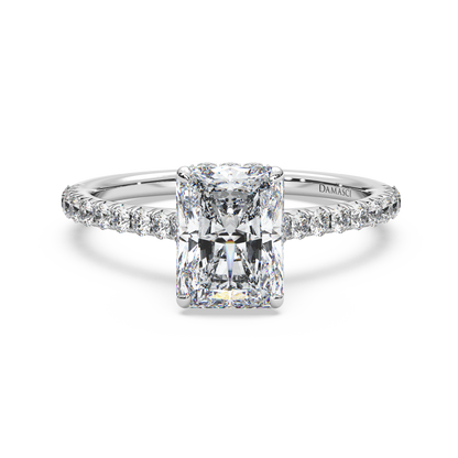 Hidden Halo with Elevated Diamond Band