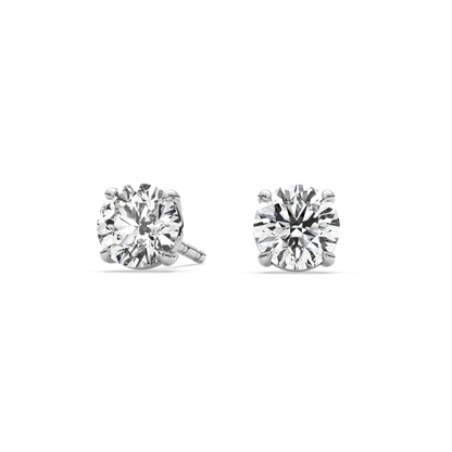 Double Gallery Diamond Studs (1 TCW)