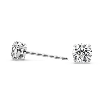 Double Gallery Diamond Studs (1 TCW)