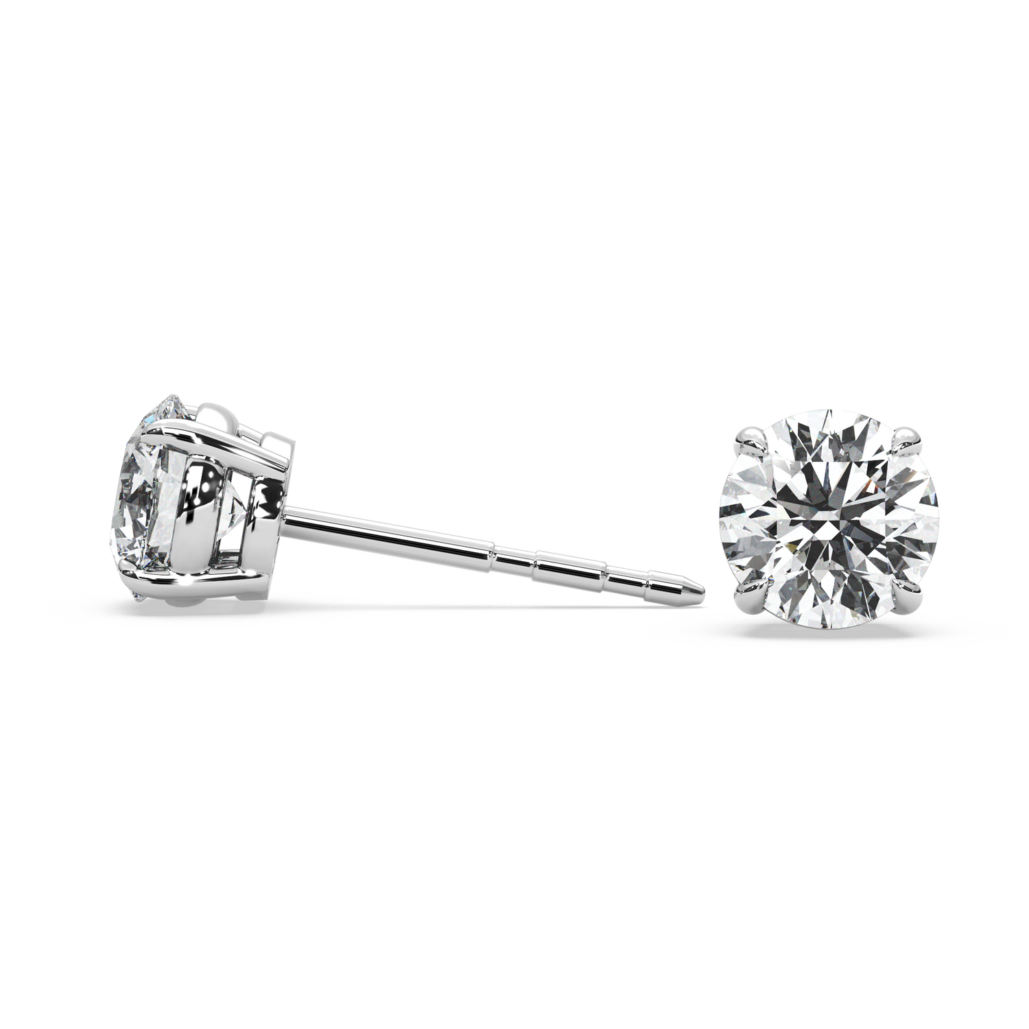 Double Gallery Diamond Studs (1.50 TCW)