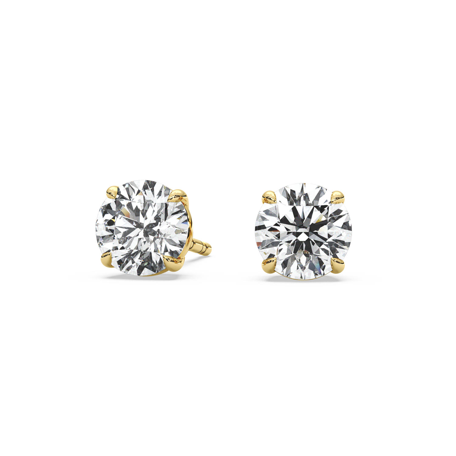 Double Gallery Diamond Studs (1.50 TCW)