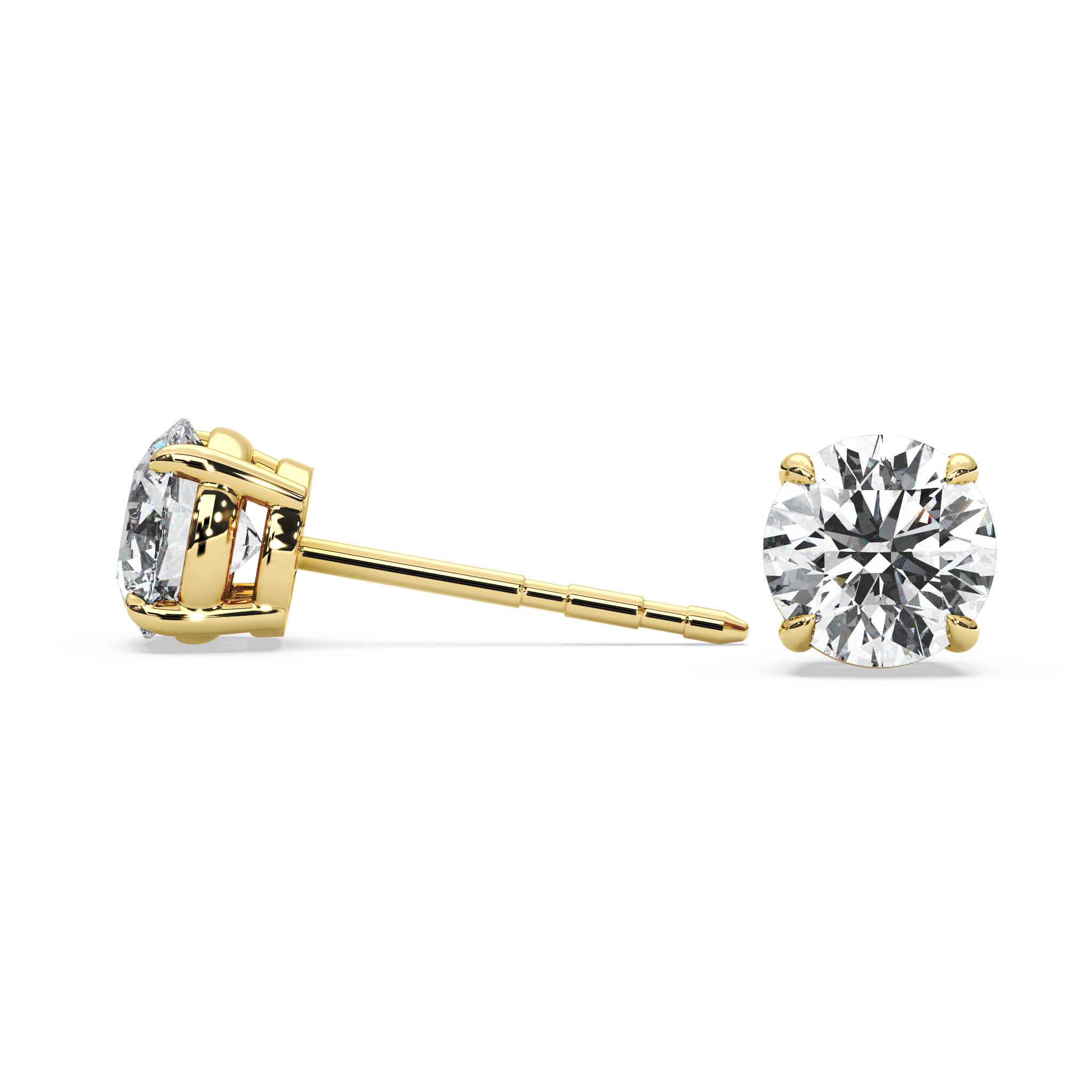 Double Gallery Diamond Studs (1.50 TCW)