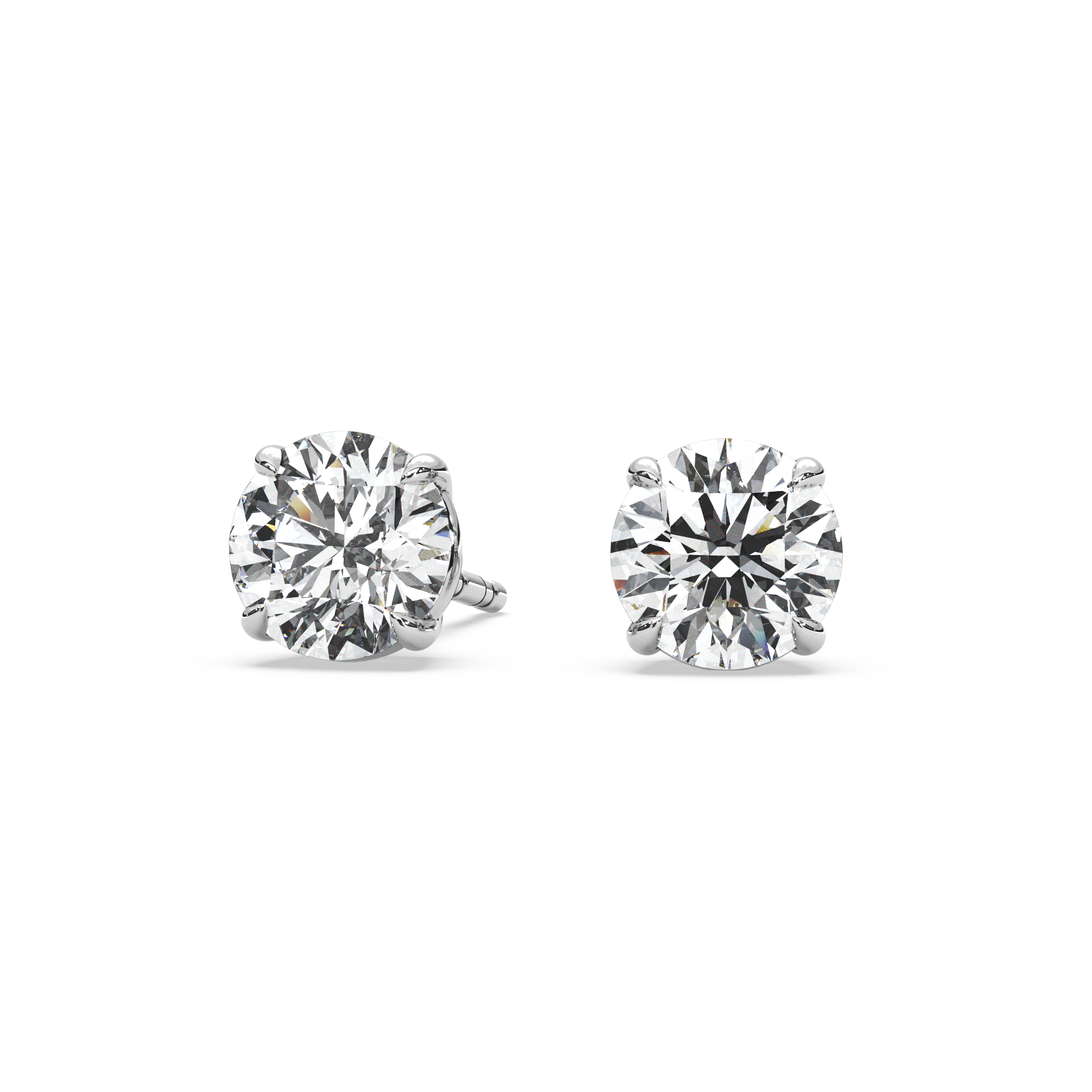 Double Gallery Diamond Studs (1.50 TCW)