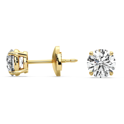 Double Gallery Diamond Studs (2 TCW)