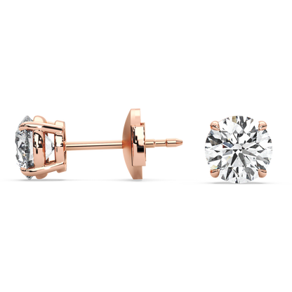 Double Gallery Diamond Studs (2 TCW)