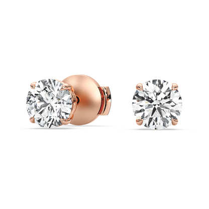 Double Gallery Diamond Studs (2 TCW)