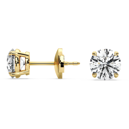 Double Gallery Diamond Studs (2.50 TCW)