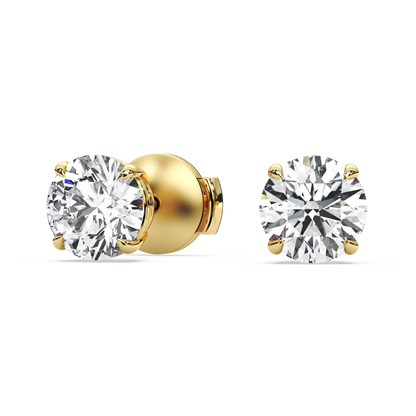 Double Gallery Diamond Studs (2.50 TCW)