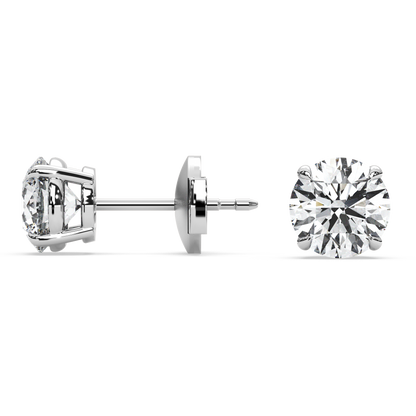 Double Gallery Diamond Studs (2.50 TCW)