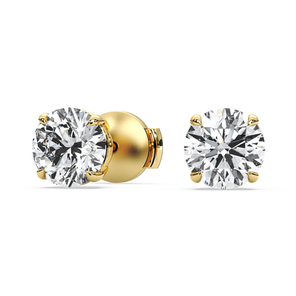 Double Gallery Diamond Studs (3 TCW)