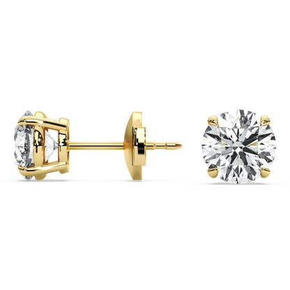 Double Gallery Diamond Studs (3 TCW)