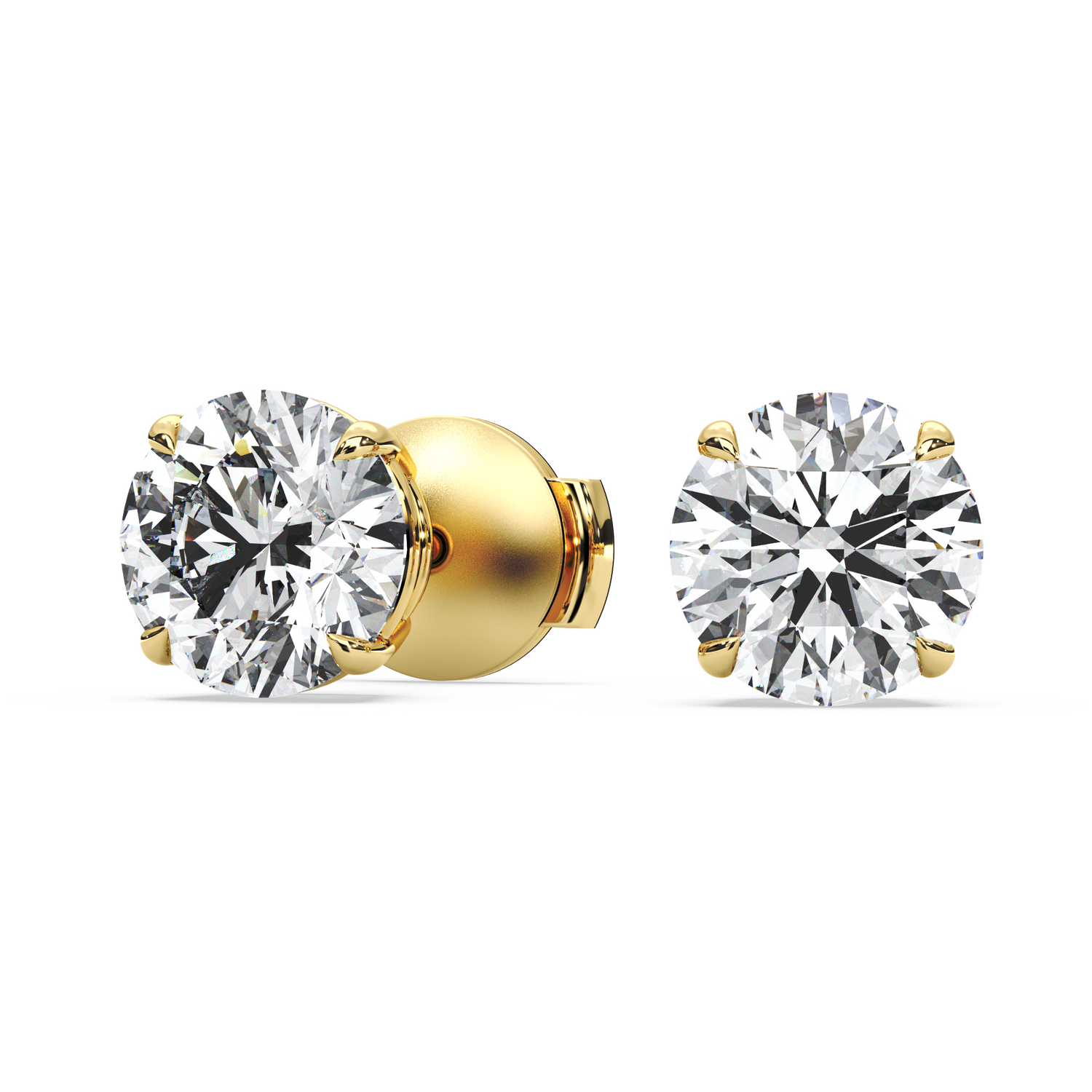 Double Gallery Diamond Studs (3.50 TCW)