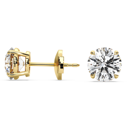 Double Gallery Diamond Studs (3.50 TCW)