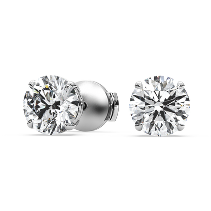 Double Gallery Diamond Studs (3.50 TCW)