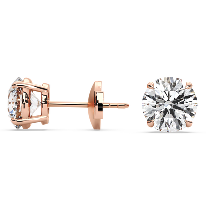 Double Gallery Diamond Studs (3.50 TCW)