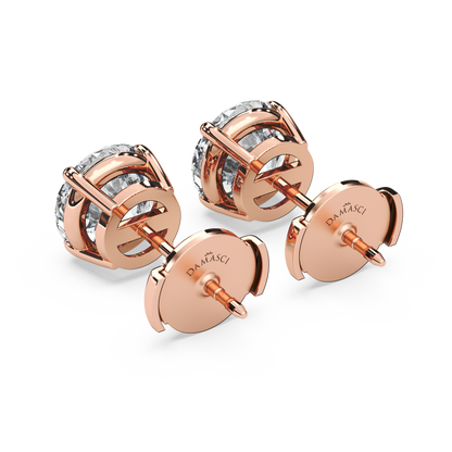 Double Gallery Diamond Studs (4 TCW)