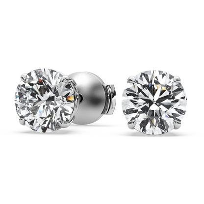 Double Gallery Diamond Studs (4 TCW)