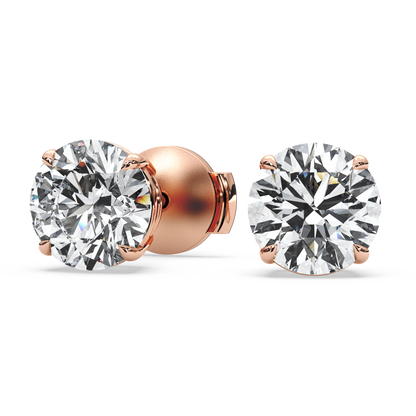 Double Gallery Diamond Studs (4 TCW)
