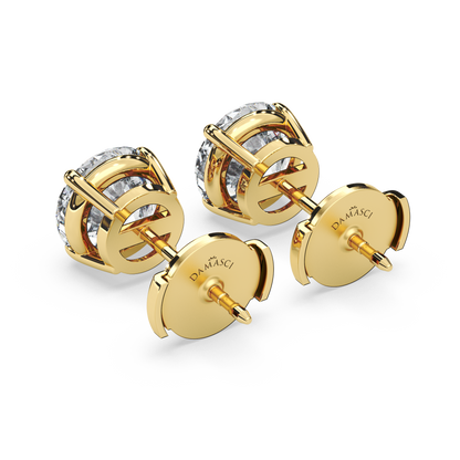 Double Gallery Diamond Studs (4 TCW)