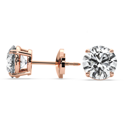 Double Gallery Diamond Studs (4 TCW)