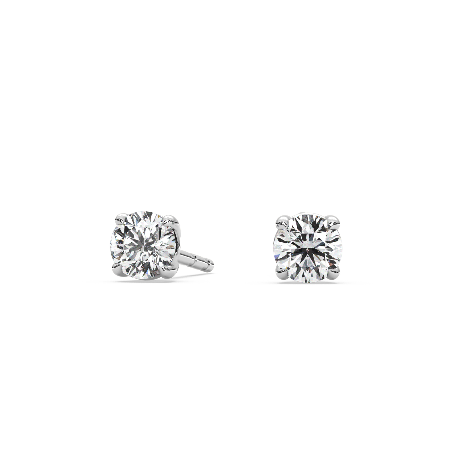 Double Gallery Diamond Studs (0.50 TCW)