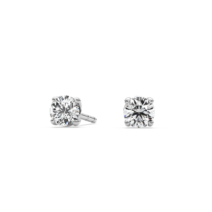 Double Gallery Diamond Studs (0.50 TCW)
