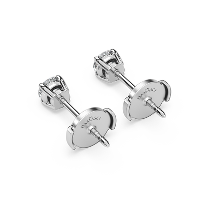 Double Gallery Diamond Studs (0.50 TCW)