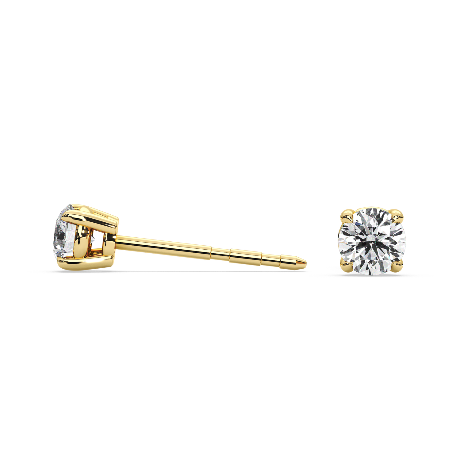 Double Gallery Diamond Studs (0.50 TCW)
