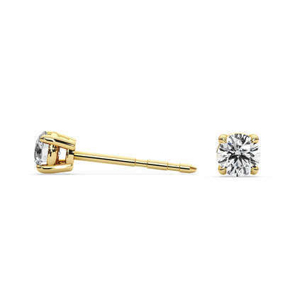 Double Gallery Diamond Studs (0.50 TCW)