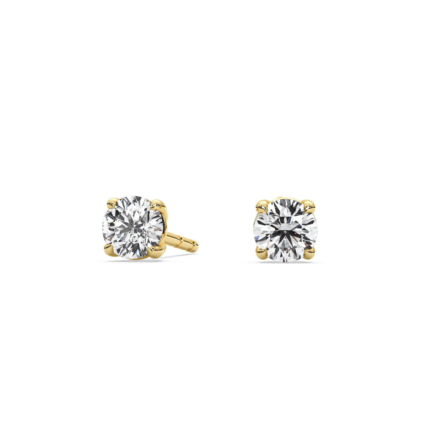 Double Gallery Diamond Studs (0.50 TCW)