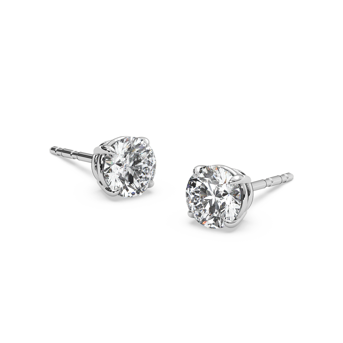 Double Gallery Diamond Studs (1.50 TCW)