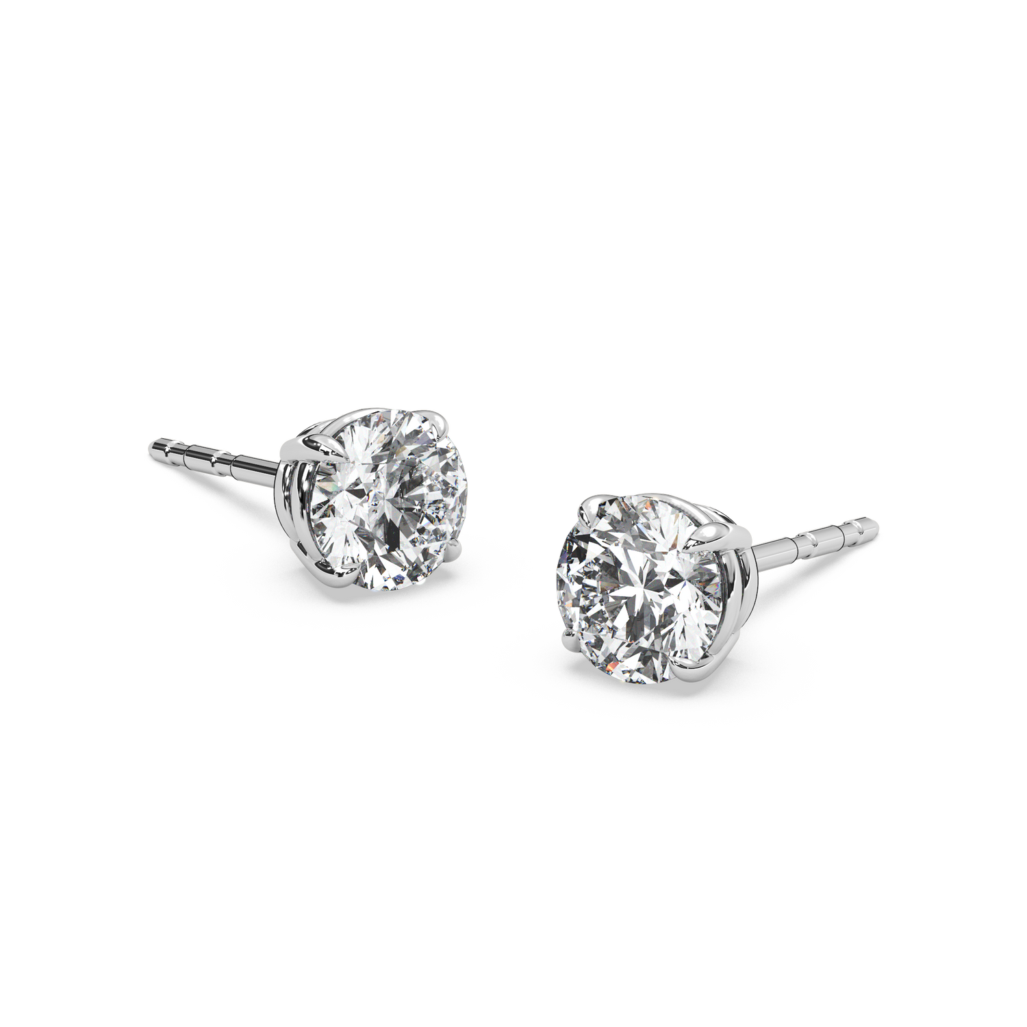 Double Gallery Diamond Studs (1.50 TCW)