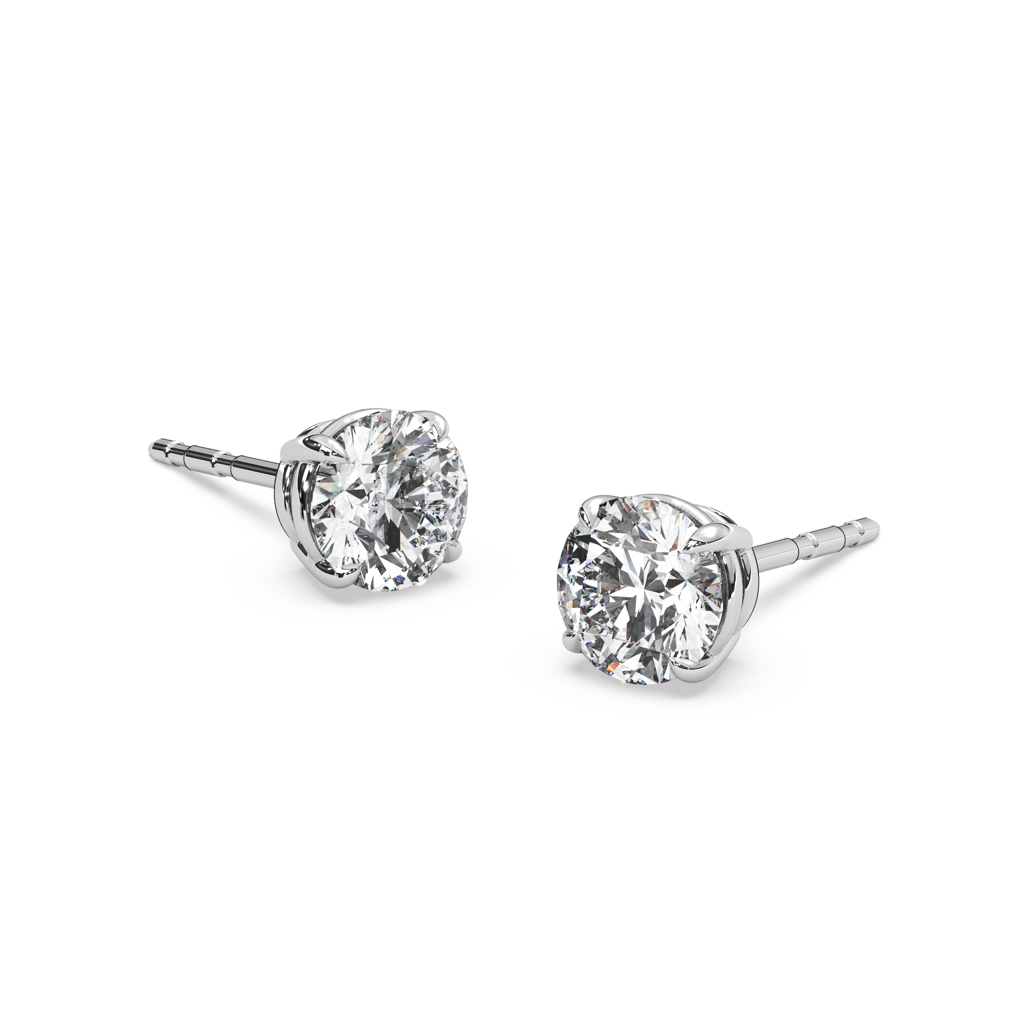 Double Gallery Diamond Studs (1.50 TCW)