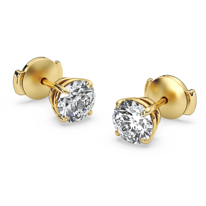 Double Gallery Diamond Studs (2.50 TCW)