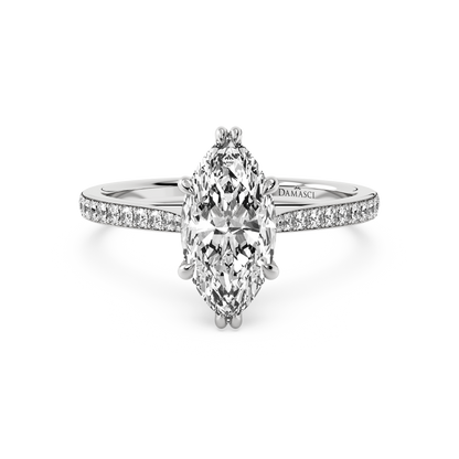 Cathedral Pave Side Diamonds