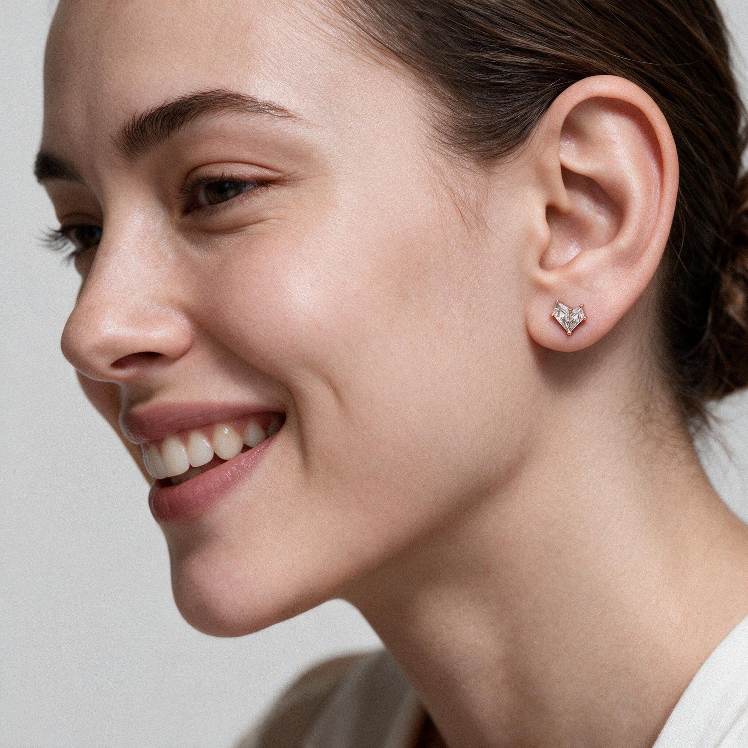 Double Kite Diamond Studs (0.42 T.C.W)