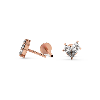 Double Kite Diamond Studs (0.42 T.C.W)