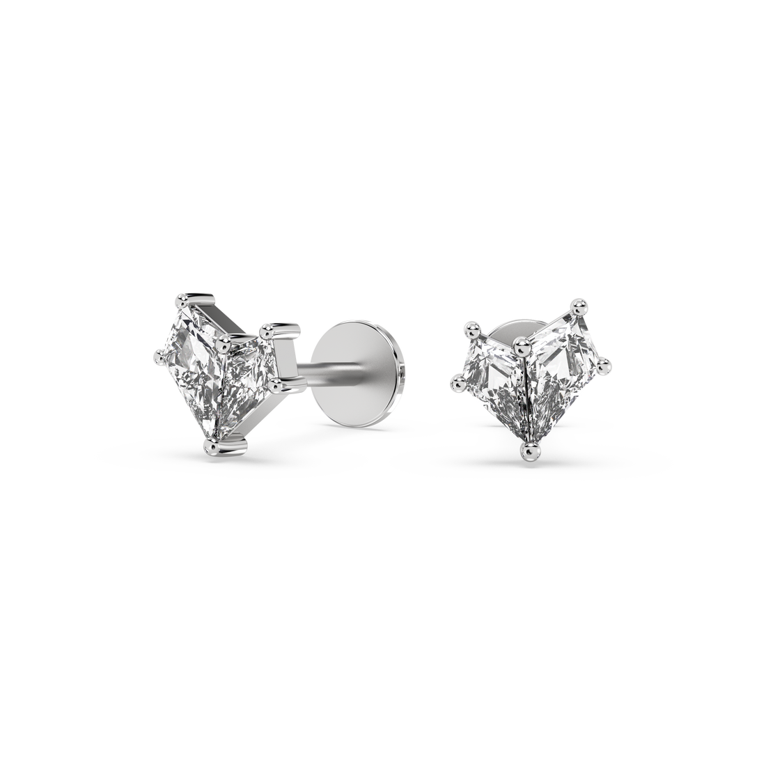 Double Kite Diamond Studs (0.42 T.C.W)